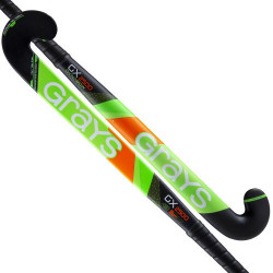 Grays GX 2500 32" Dynabow Grey/Orange Hockey Stick - Image shown in Black/Green colour combination