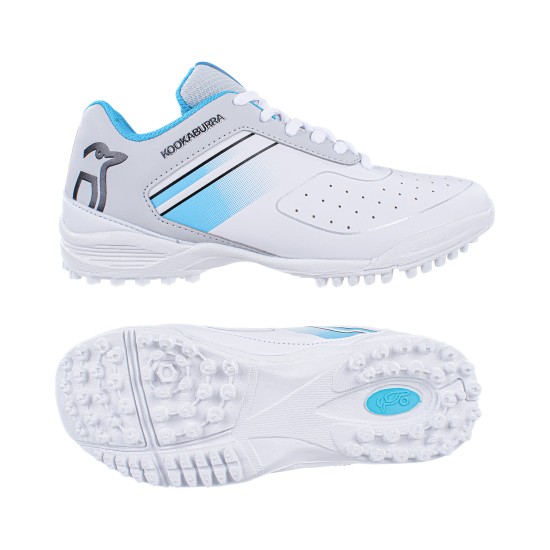 Kookaburra KC 5.0 Rubber - Junior Cricket Shoes - Mint/Grey Option - SIZE J4 ONLY