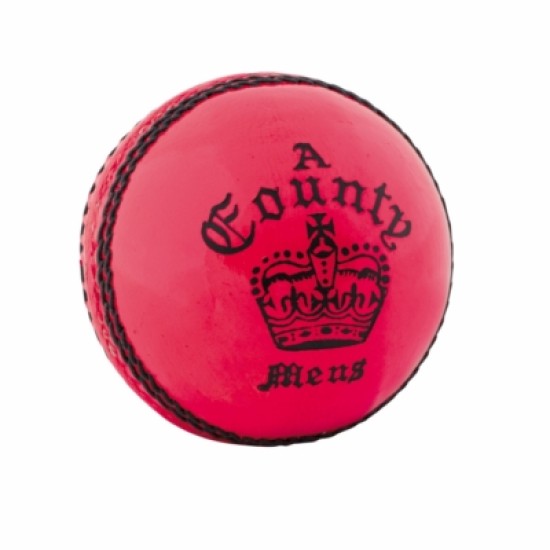 Readers County Crown Senior Pink Cricket Ball