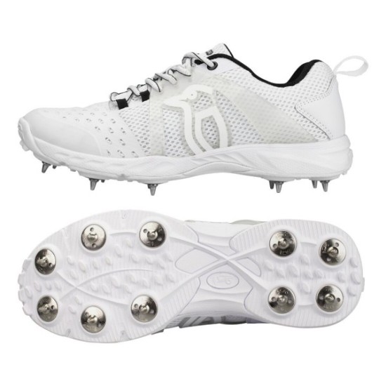 Kookaburra KCS 2000 Spike Junior Cricket Shoes - White Option