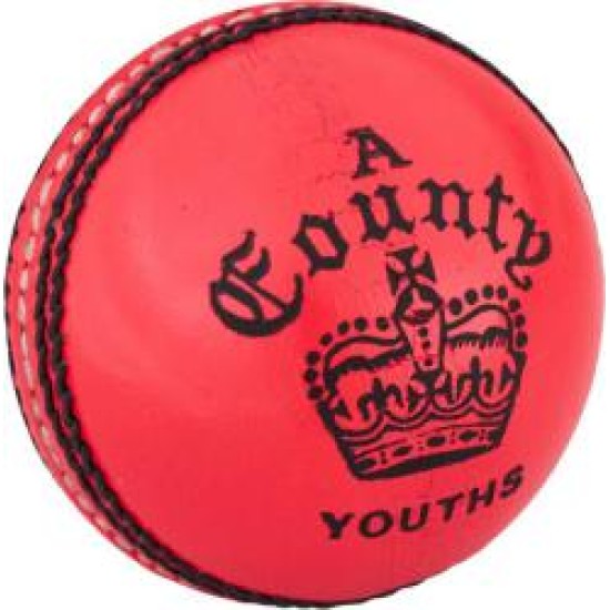 Readers County Crown Junior Pink Cricket Ball